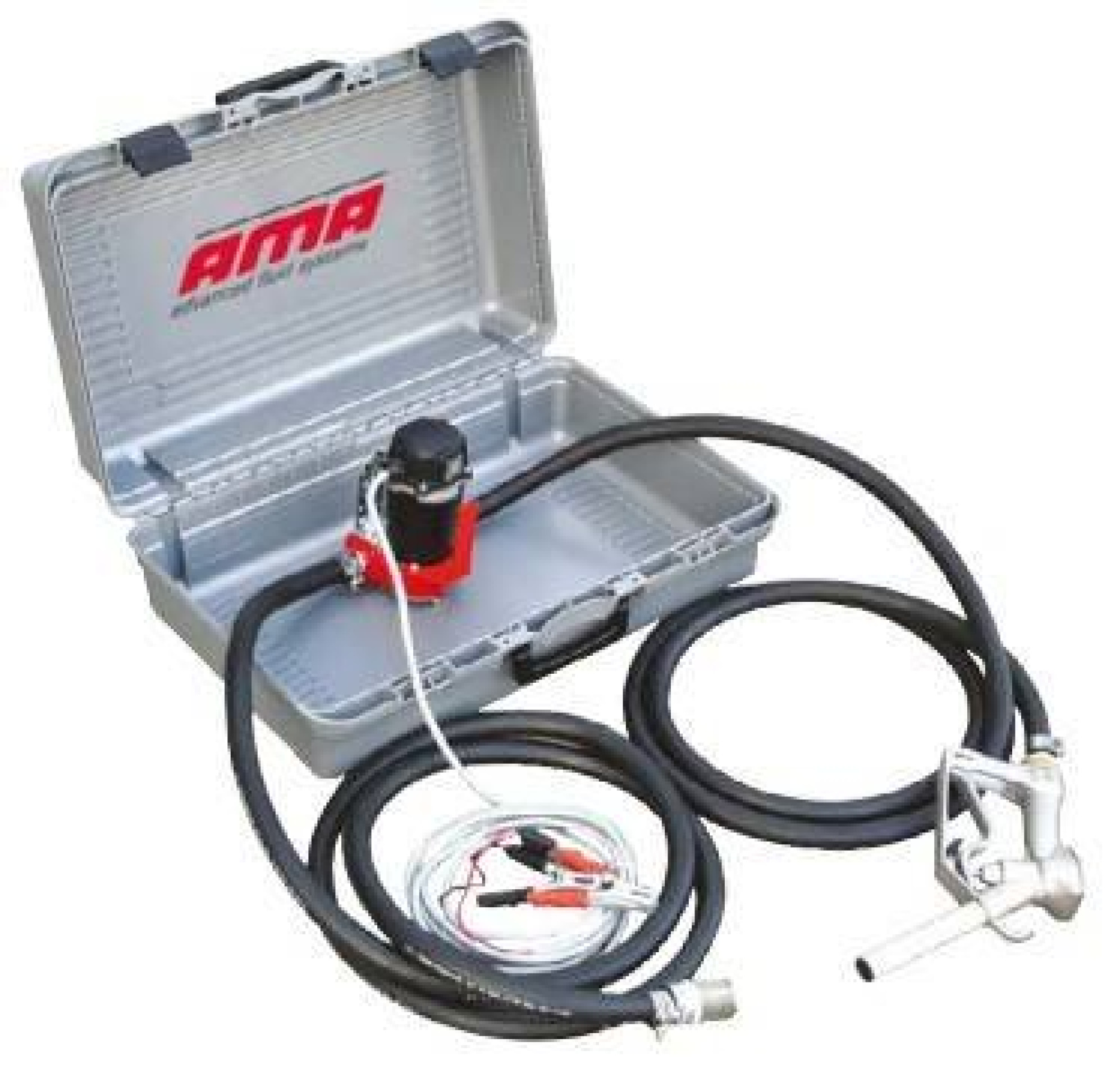 Kit portabil pentru transfer motorina, echipat cu electropompa 12V sau 24V