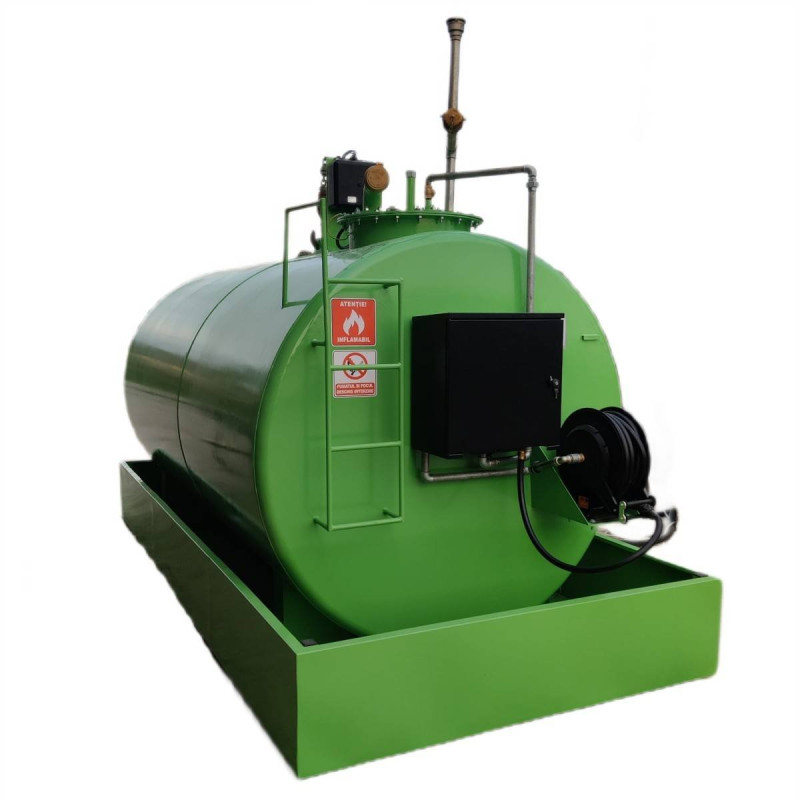 Rezervor motorina 9000L dublu perete suprateran cu pompa Piusi