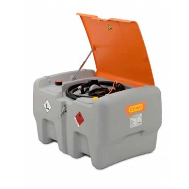 Rezervor transportabil TT EASY  440L - pompa 12V - cu capac CEMO