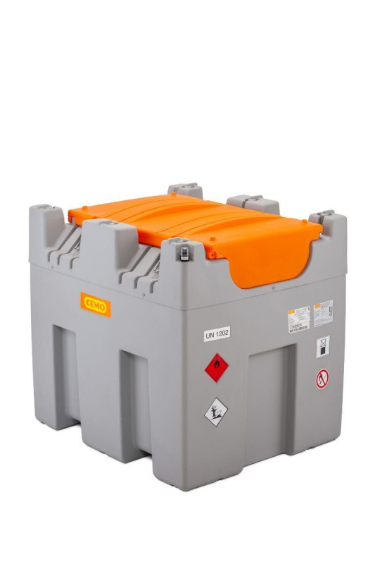 Rezervor transportabil TT EASY  980L cu pompa 12V - 85l/min CEMO